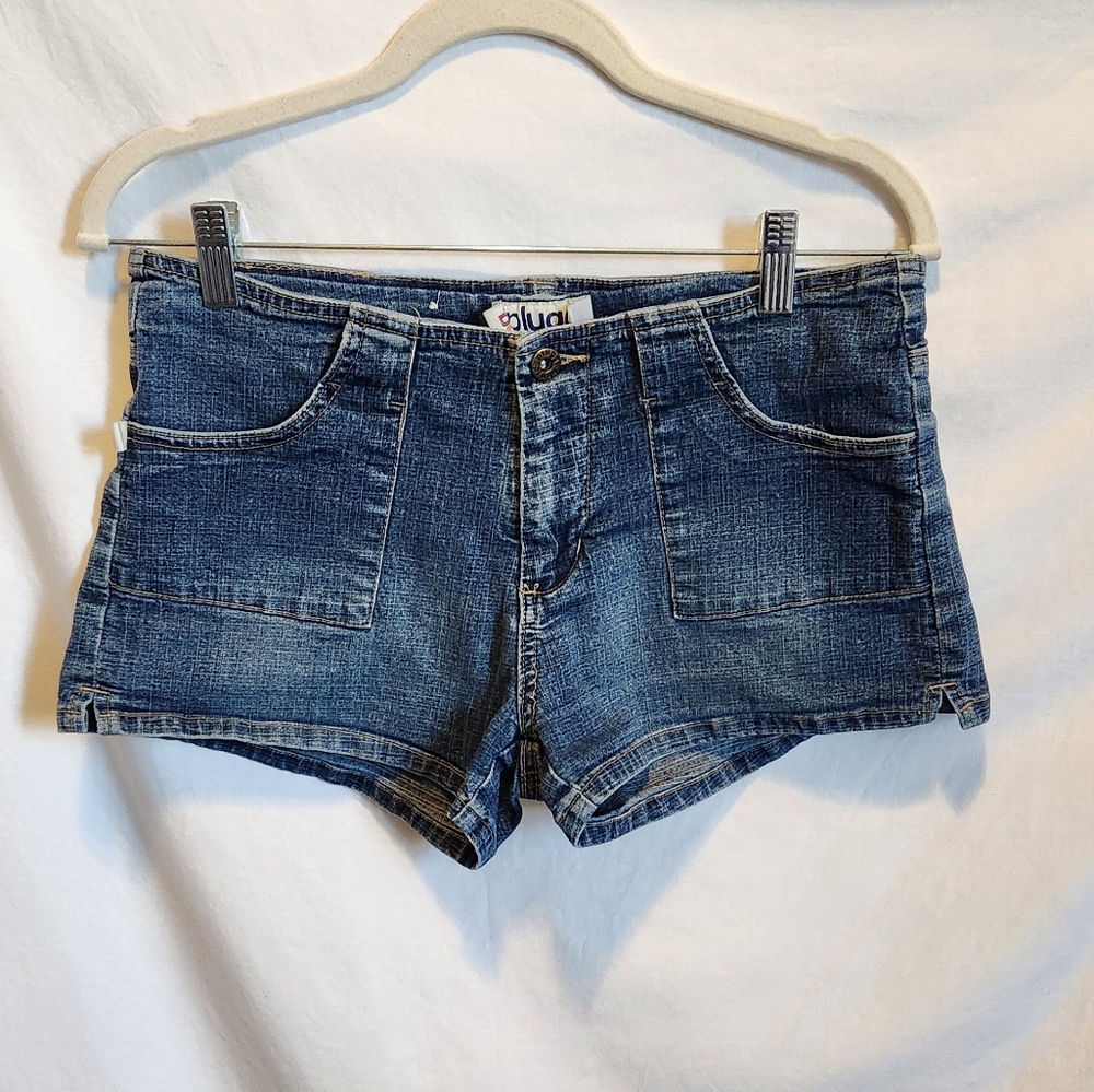 Plugg denim shorts